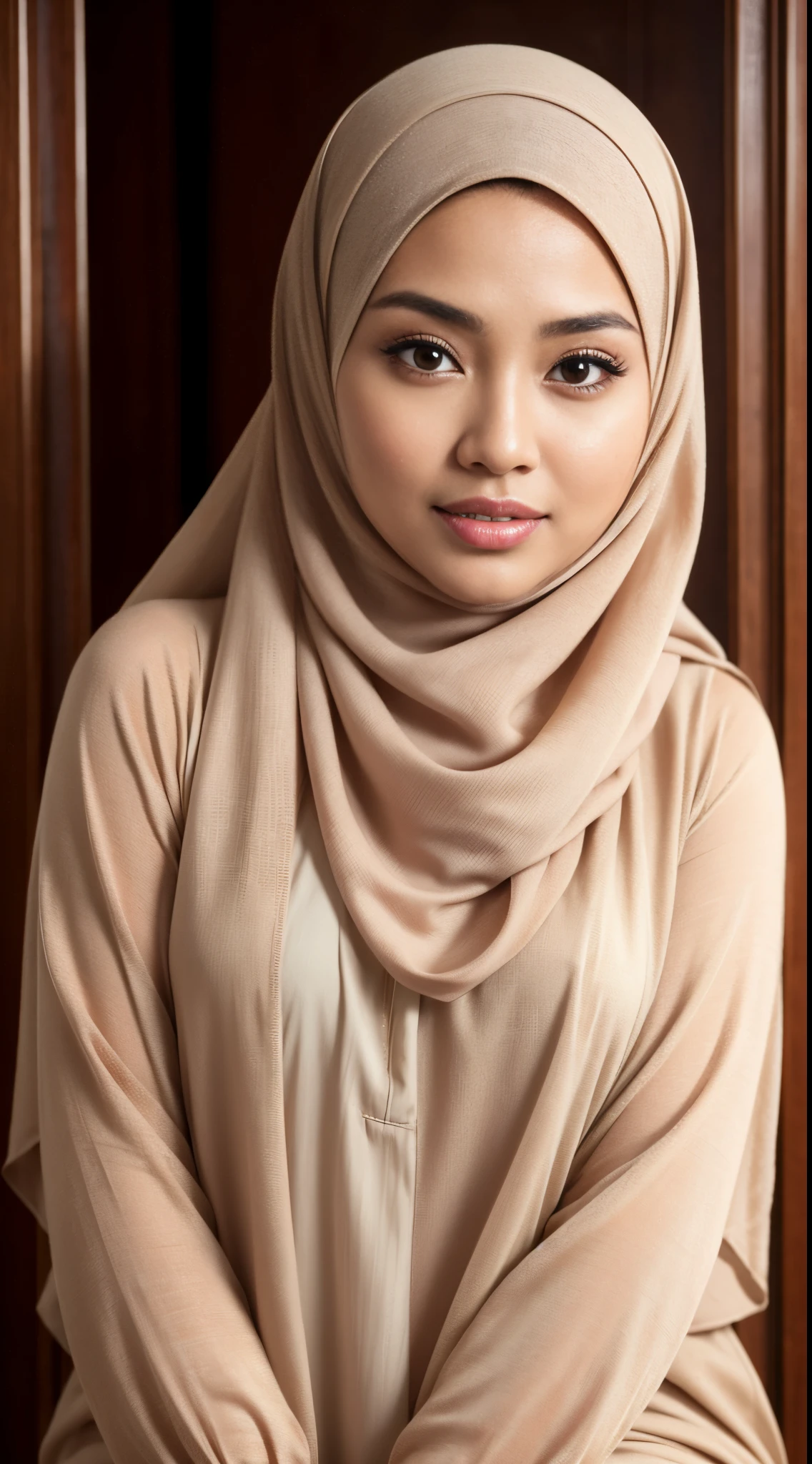 RAW, Best quality, high resolution, masterpiece: 1.3), beautiful Malay woman in hijab (iu:0.8)1beautiful  Malay woman