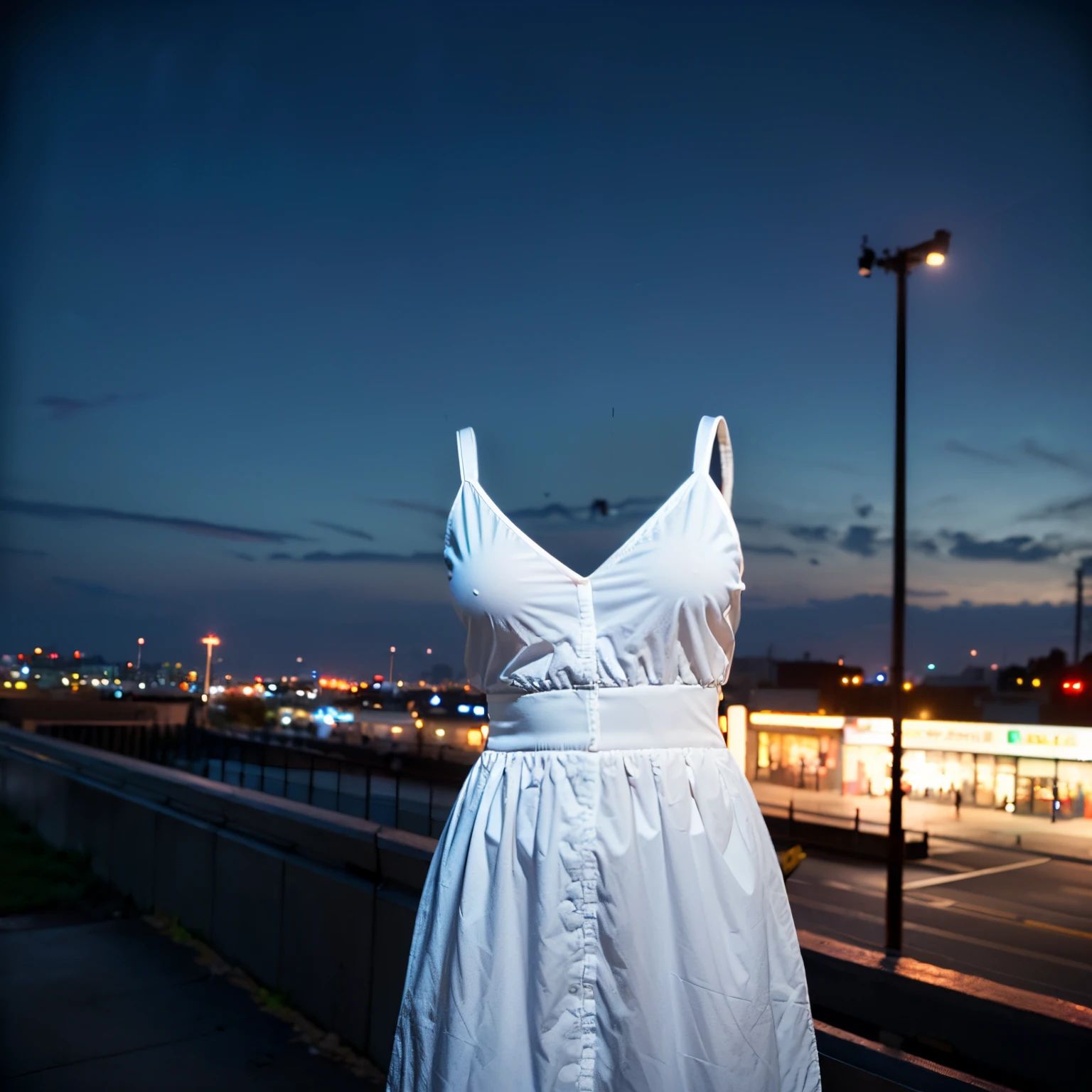 city, night, casual dress, (invisible:1.5, no humans:1.5, headless:1.5, faceless:1.5), (cute big breasts), (close-up shot of breasts), (8k, RAW photo, best quality, masterpiece:1.2), (realistic, photo-realistic:1.37), photon mapping, radiosity, ((Hasselblad photography)), physically-based rendering