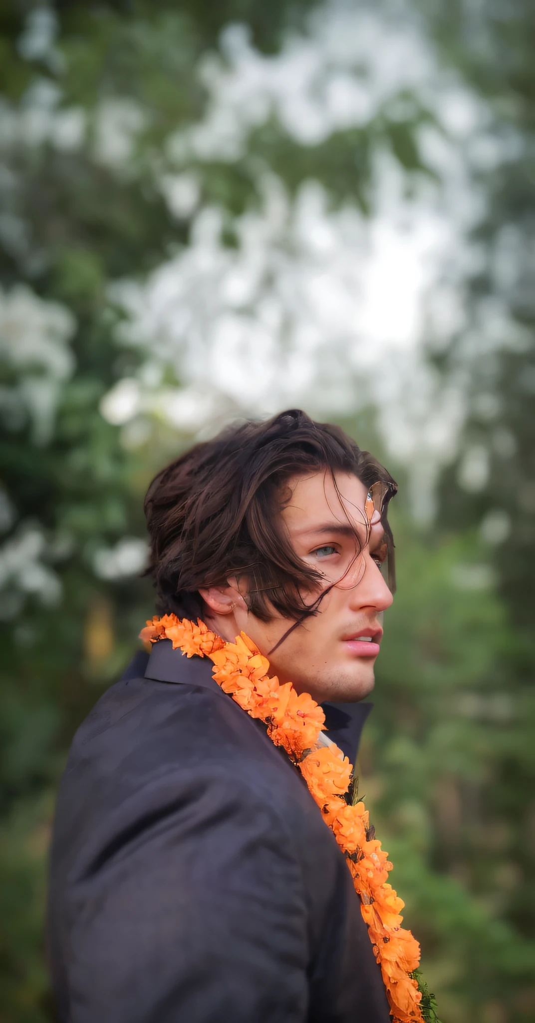 Realistic face, handsome boy,
