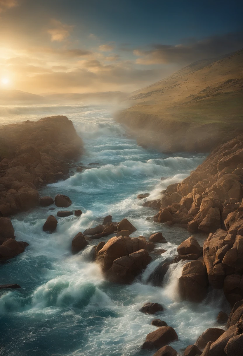 The Exodus of Moses、600,000 people々There are huge walls of water on both sides......、.、separate the water、divide water into left and right、A huge crowd divides the sea in two、Dividing the ocean、the sea rises、The sea rises from side to side、