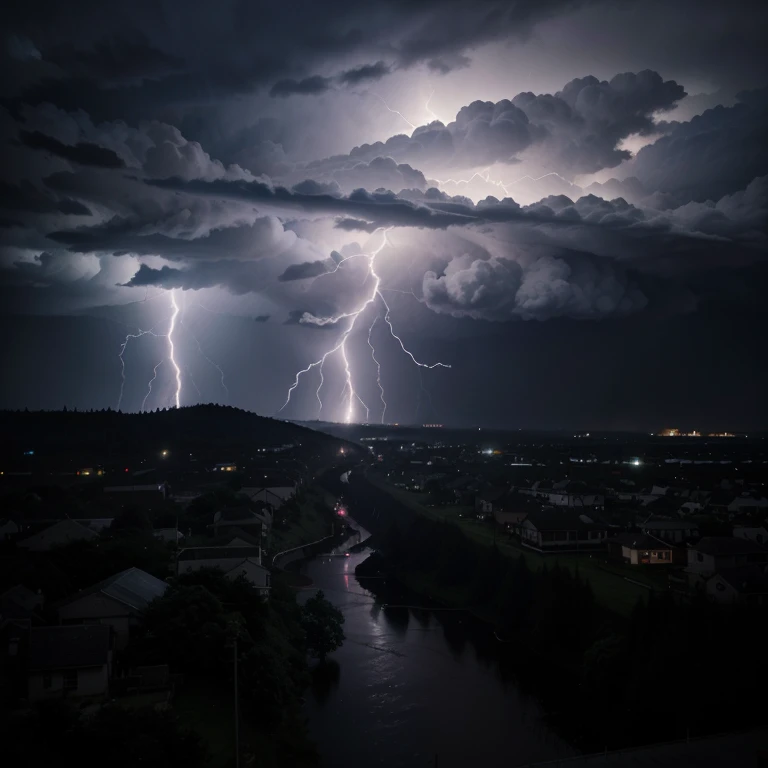 (lightning:1.1,thunder:1.1,rain:1.1,scenery:1.1), (best quality,4k,8k,highres,masterpiece:1.2),ultra-detailed,(realistic,photorealistic,photo-realistic:1.37), HDR,UHD,studio lighting,extreme detail description,vivid colors,bokeh,landscape,electric atmosphere,stormy clouds,illuminated sky,silver streaks,raindrops dancing, dramatic scenery, thunder booming, intense storm ,dramatic lighting, rain-soaked environment, wet surfaces, glowing lightning bolts, powerful thunderclaps, darkened horizon, electrifying energy, dynamic composition, torrential rain, nature's fury, atmospheric perspective, captivating aura, moody ambiance, intense rainfall, ominous sky, mesmerizing display, awe-inspiring spectacle