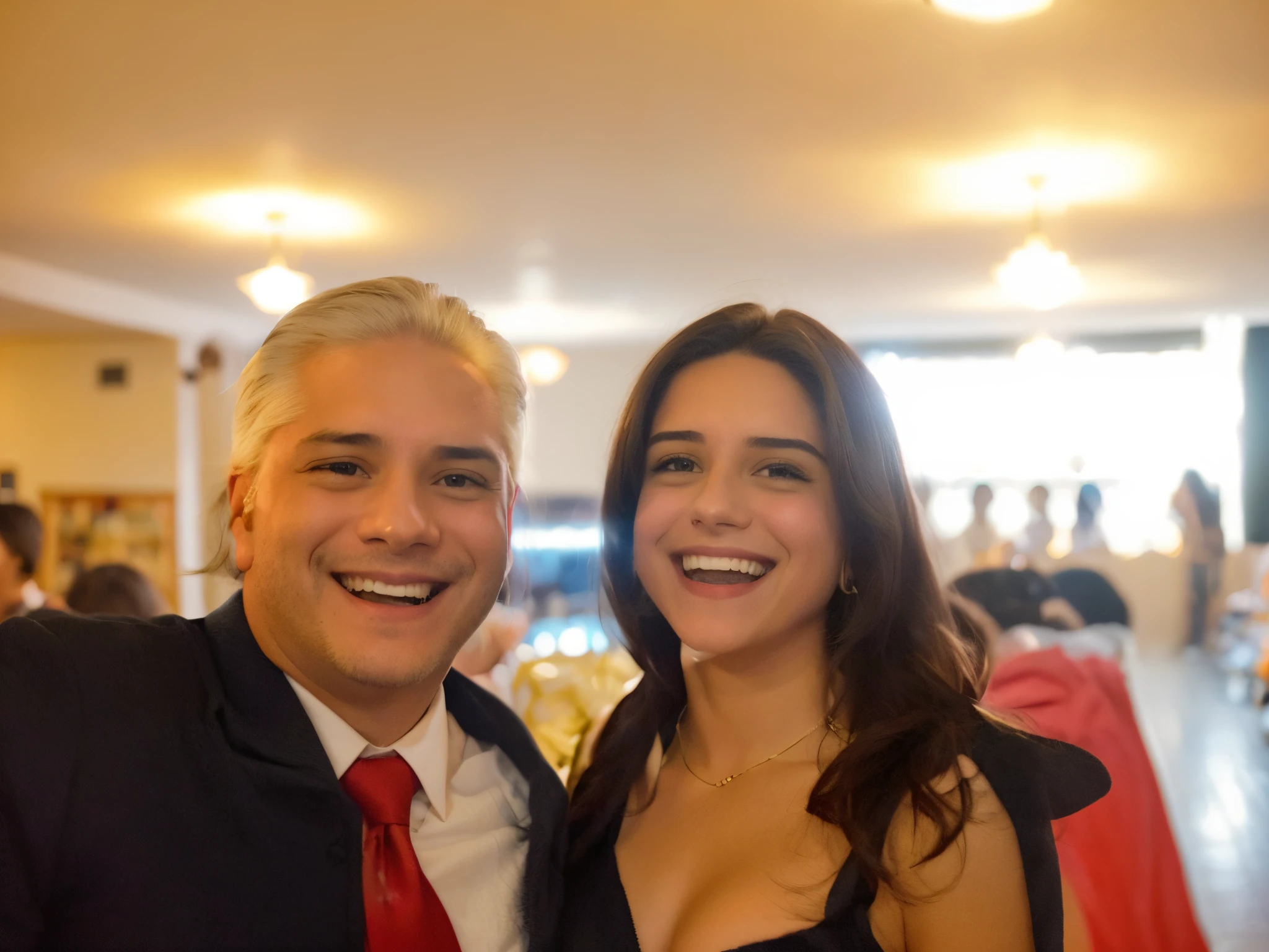 Homem e mulher sorridentes em trajes formais posando para uma foto, Directed by: Milton Menasco, Directed by: Daniel Lieske, Jeremy, Millaise e Greg Rutkowski, Directed by: Juliette Wytsman, imagem de perfil, Directed by: Matt Cavotta, Brad, Directed by: Robbie Trevino, both smiling for the camera, divertindo-se, Karla Ortiz, Directed by: Joe Stefanelli, Directed by: Luis Miranda