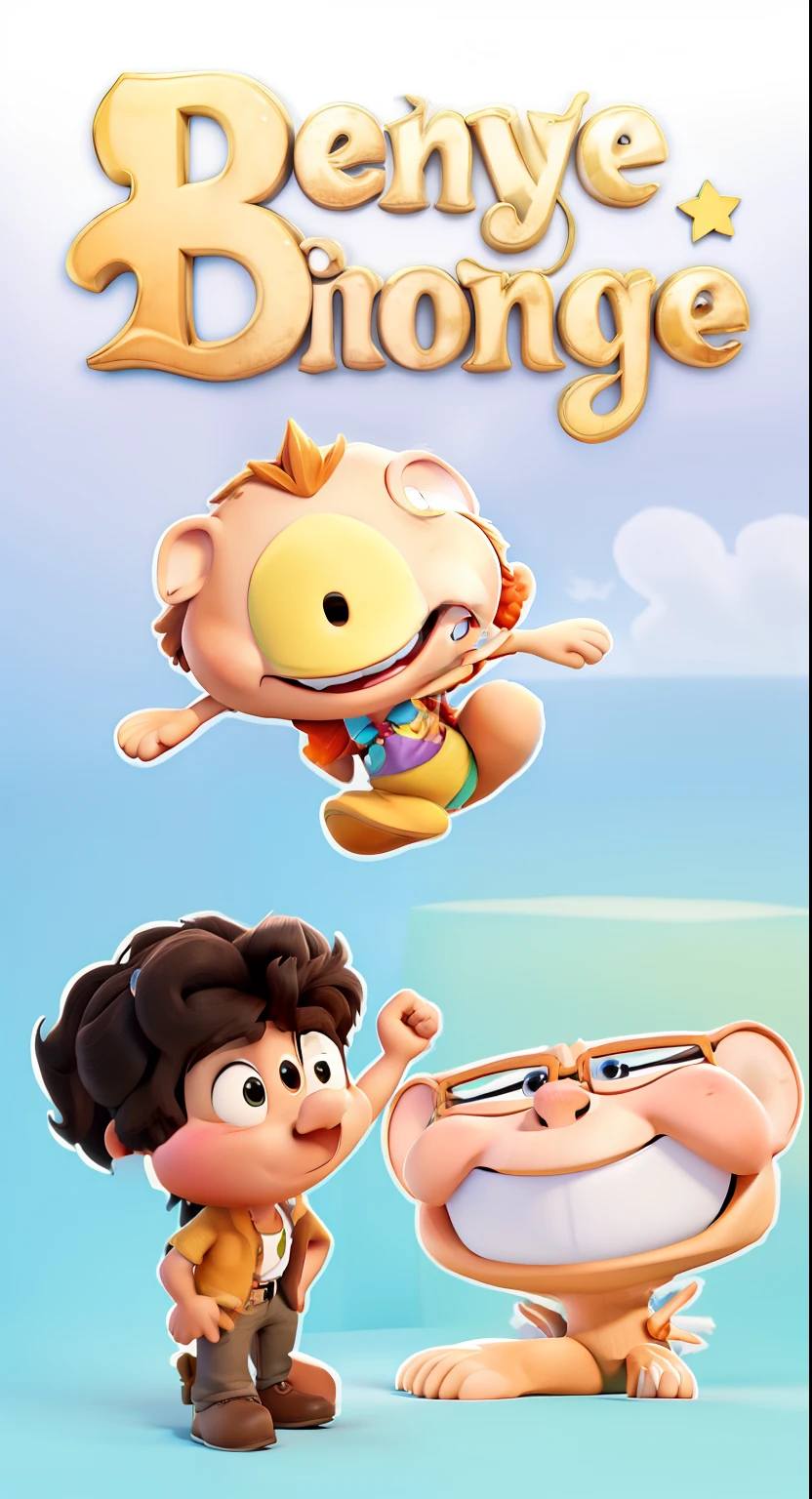 desenho estilo disney pixer 3D cartoon