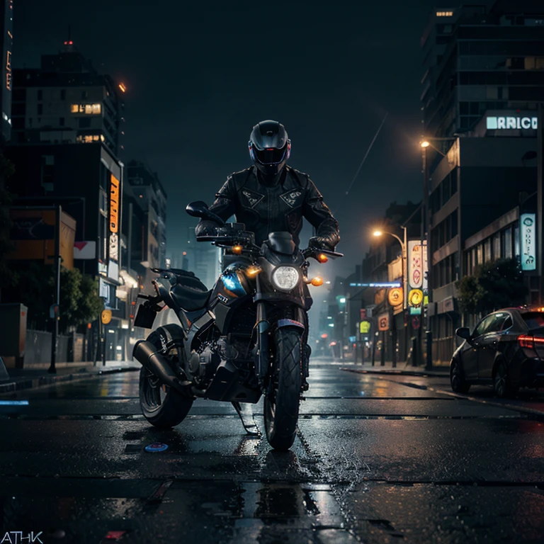 (high quality,4k,8k,highres,masterpiece:1.2),ultra-detailed,(realistic,photorealistic,photo-realistic:1.37),cyberpunk,motorcycle,electronics,concept,modern,digital,neon lights,technological city,glowing wires,advanced robotics,virtual reality,urban landscape,cityscape,techno music,dystopian future,technological advancements,high-tech gadgets,urban sprawl,fast-paced,nighttime,rainy streets,vibrant colors,wireframe designs,hovering vehicles,high-rise buildings,metallic textures,electric atmosphere,energy cables,advanced AI systems,techie street fashion,neon signs,robotic limbs,electronic implants,computer-generated imagery,city skyline,high-speed chases,innovation at its peak,digital artistry,glitch effects,artificial intelligence integration,advanced cybernetics,street art blending with technology,HDR,UHD,stunning visual effects,sci-fi aesthetic,technological wonders,urban decay,highly detailed motorcycles,high-tech weaponry,futuristic architecture,advanced holography,hi-tech fashion,climate change repercussions,concept art,advanced transportation system,steampunk influence,future noir aesthetics,surreal landscapes,experimental electronics,retro-futurism,artificial intelligence assistants,ultra-modern city,deep shadows,gritty nightclubs,impressive skyscrapers,laser lights,turbocharged speed,high-octane energy,techno-organic fusion,virtual reality gaming immersion,high-density population,media screens,smart city integration,artificial intelligence controlling society,interactive holograms,nighttime urban adventures,illumination of the future.