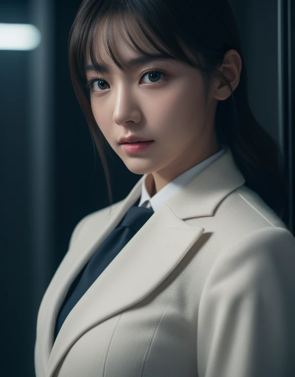 Ultra Detail, High resolution, ultra-detailliert, Best Quality, amazing, of the highest quality,统一 8k 壁纸, Cinematic lighting, japanes,OL,In the office,Recruit Suit