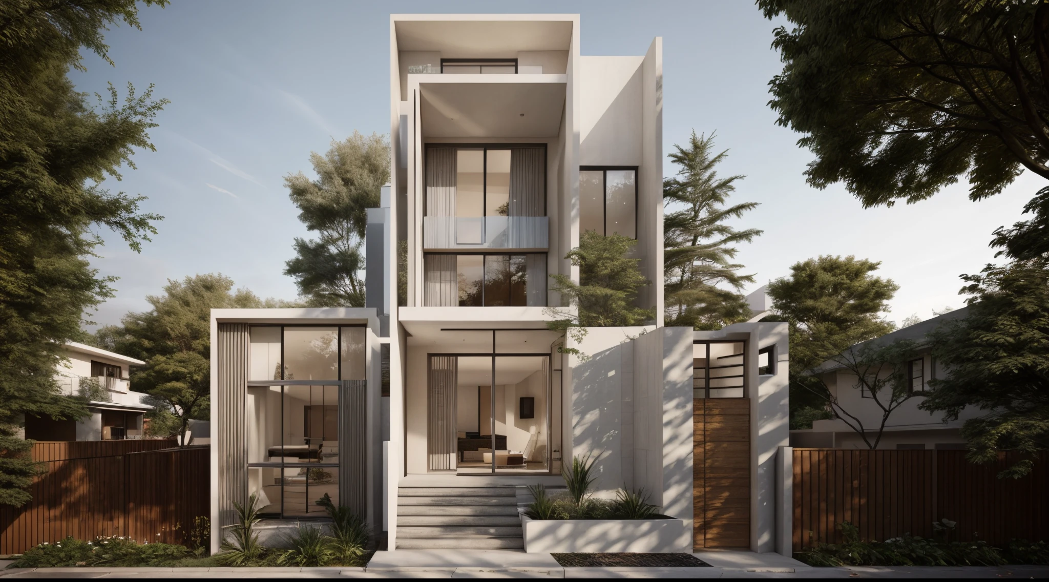 House,glass window, high quality architectural art, architecture art, architectural illustration, contemporary architecture, mono,beautiful and realistic photos, busy surrounding space, realistic trees, surrounding landscape is the city, soft light, late afternoonchrome drawing, realistic architecture, architectural rendering, architectural sketch, in style of zaha hadid architect, architectural concepts, architectural concept, rounded architecture, architecture drawing, artistic drawing, exquisite architecture, beautiful artist rendering, architectural render