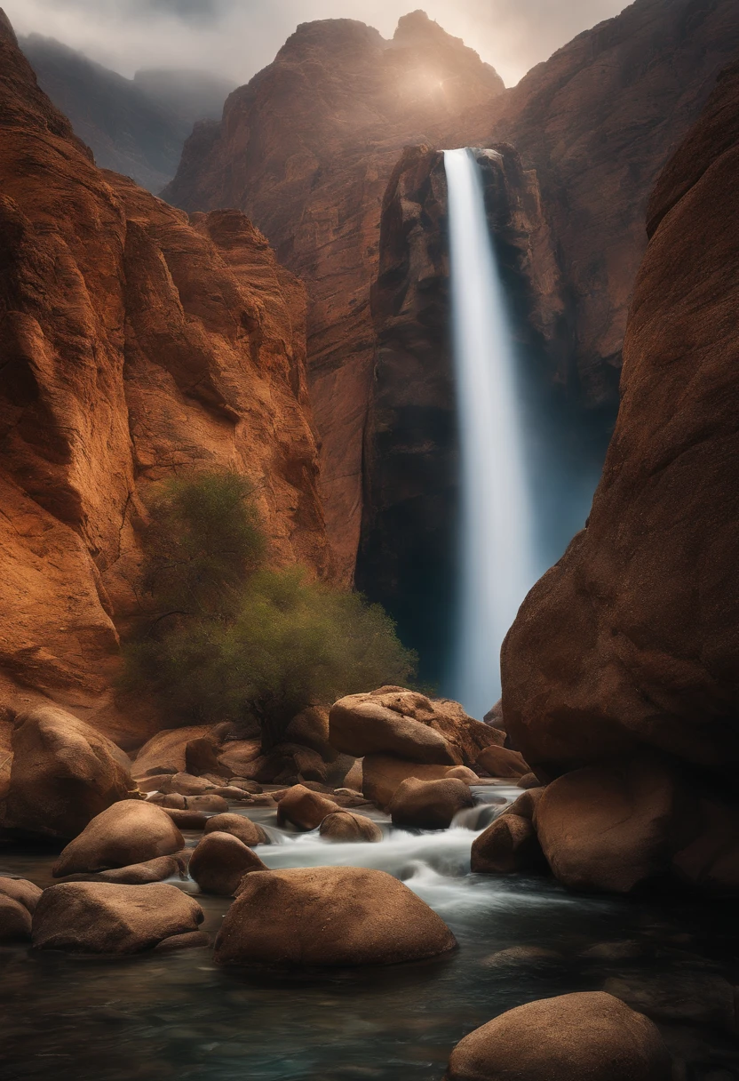 Behold、I will stand before you on the rock of Horeb。you hit that rock。water comes out from there、people can drink。」