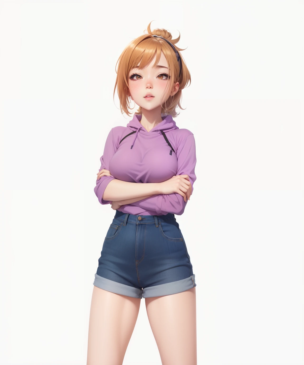 anime girl avec de gros seins posant dans un haut jaune et un jean, séduisante fille d’anime, Ilya Kuvshinov. 4 km, [ Art numérique 4 km ]!!, Style Anime 3D réaliste, Jolie fille d’anime, Artgerme extrêmement détaillé, Oppai, Style anime 4 K, Rendu photo réaliste Anime girl, Anime hyper réaliste, style anime. 8k