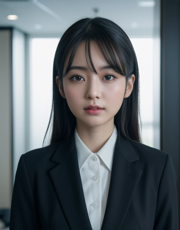 Ultra Detail, High resolution, ultra-detailliert, Best Quality, amazing, of the highest quality,统一 8k 壁纸, Cinematic lighting, japanes,OL,In the office,Recruit Suit,27yo,Mio Imada