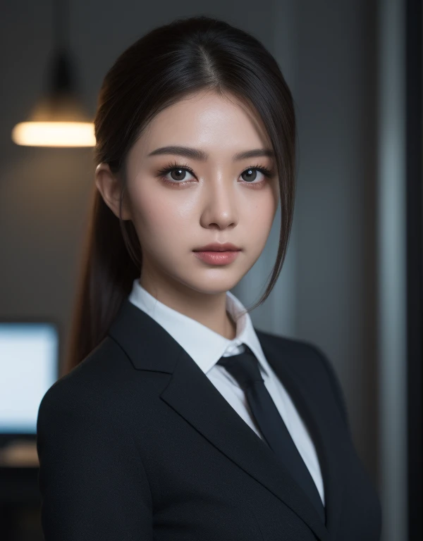 Ultra Detail, High resolution, ultra-detailliert, Best Quality, amazing, of the highest quality,统一 8k 壁纸, Cinematic lighting, japanes,OL,In the office,Recruit Suit,27yo