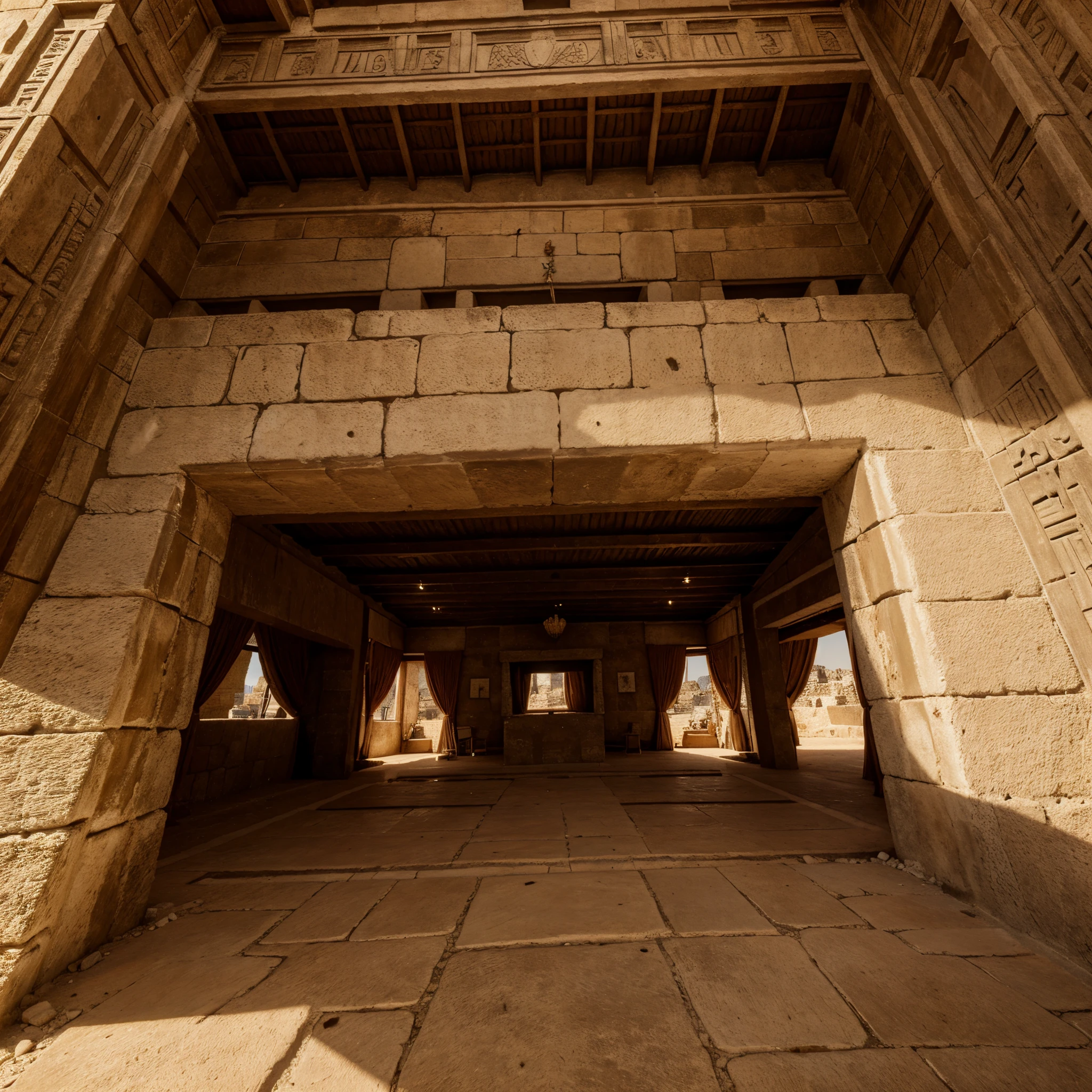 absurdos, best quality,Egito Antigo,Pyramids,Vista distante