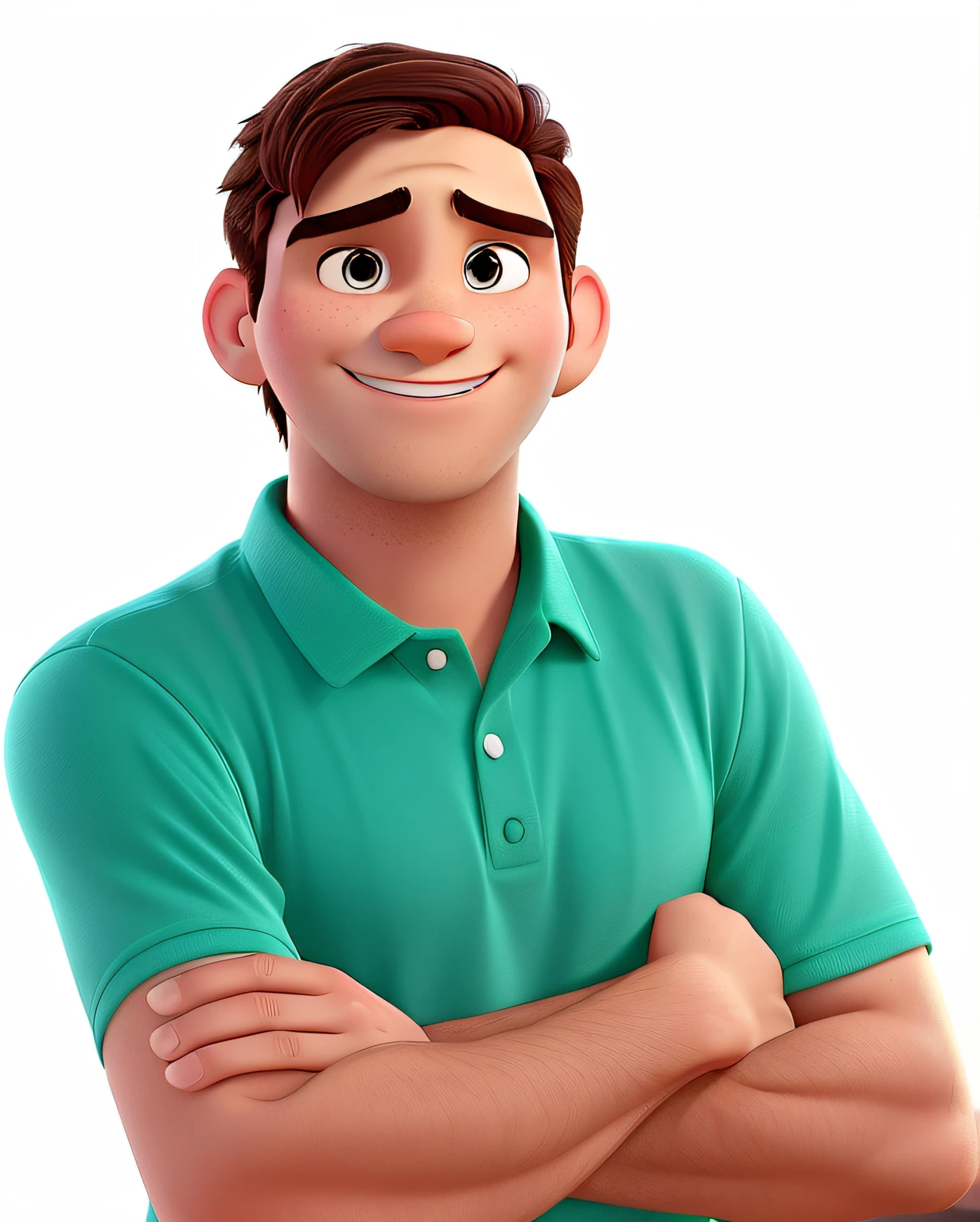 Um homem estilo disney pixar, alta qualidade, melhor qualidade