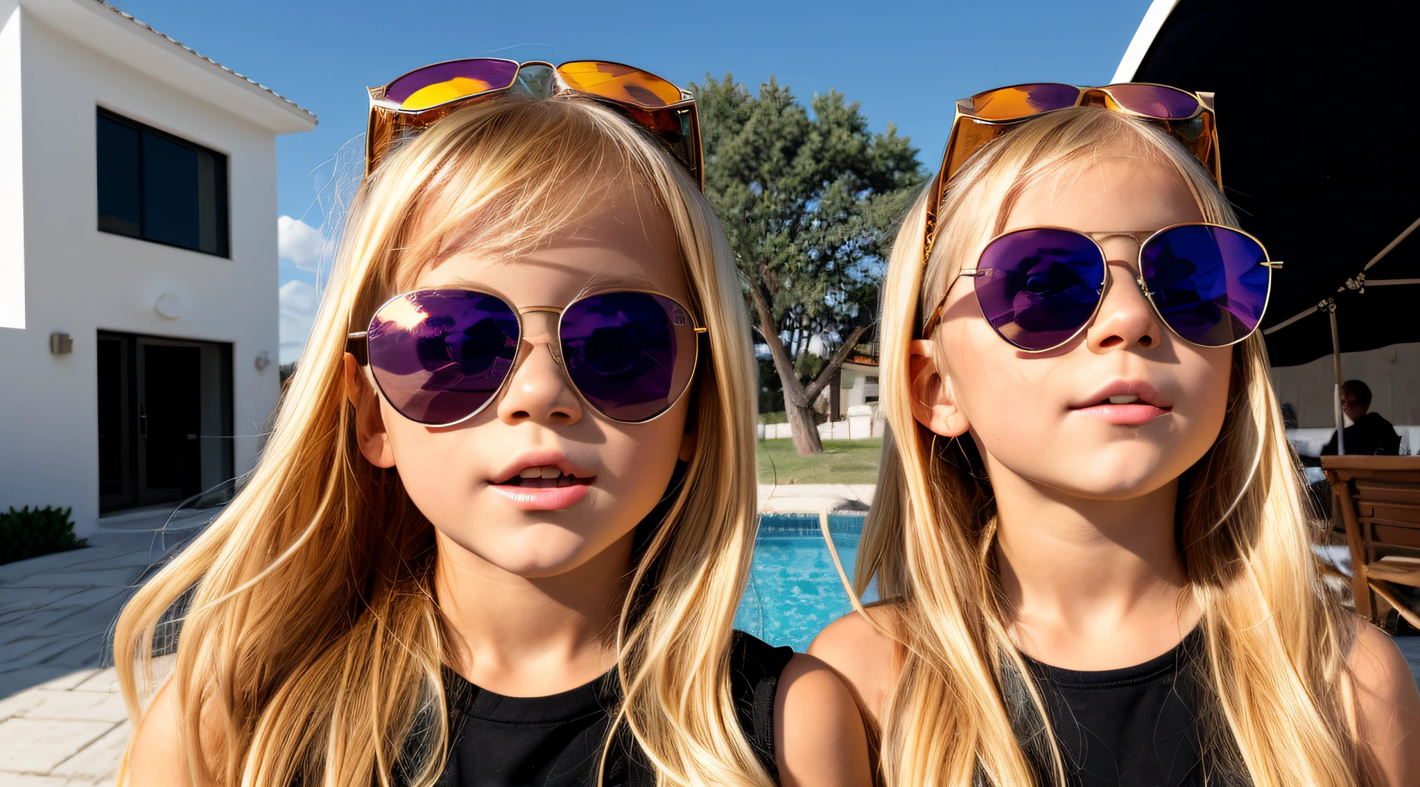 blonde  girl , with sunglasses on his face and a dog in the background, with sun glasses, foto de perfil, wearing mirrored sunglasses, designer sunglasses, imagem de perfil, with mirrorshades sunglasses, with sunglasses, wearing cool sunglasses, foto de perfil, wearing gold glasses, sun glasses, cool sunglasses, sun glasses,