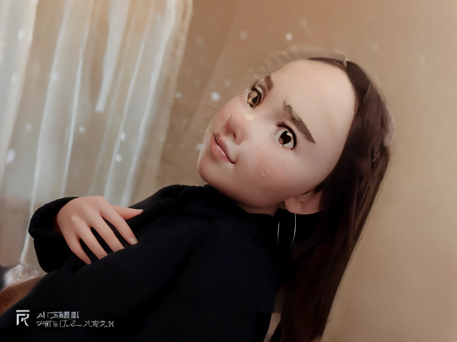 Realistic photos (1 cute Korean star) shoulder-length hair, fine makeup, medium chest size, wearing coat, In the snow, Clear facial features, high resolution 8k, Clear and realistic details.From outside, Eye Level Shot, f/4.0, 135mm, Fujifilm, jpeg artifacts, Dithering, UHD, Masterpiece