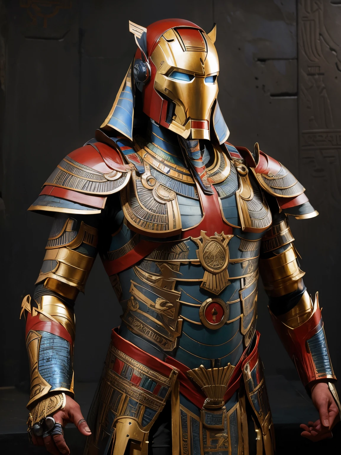 egypt pharao suit, like ironman