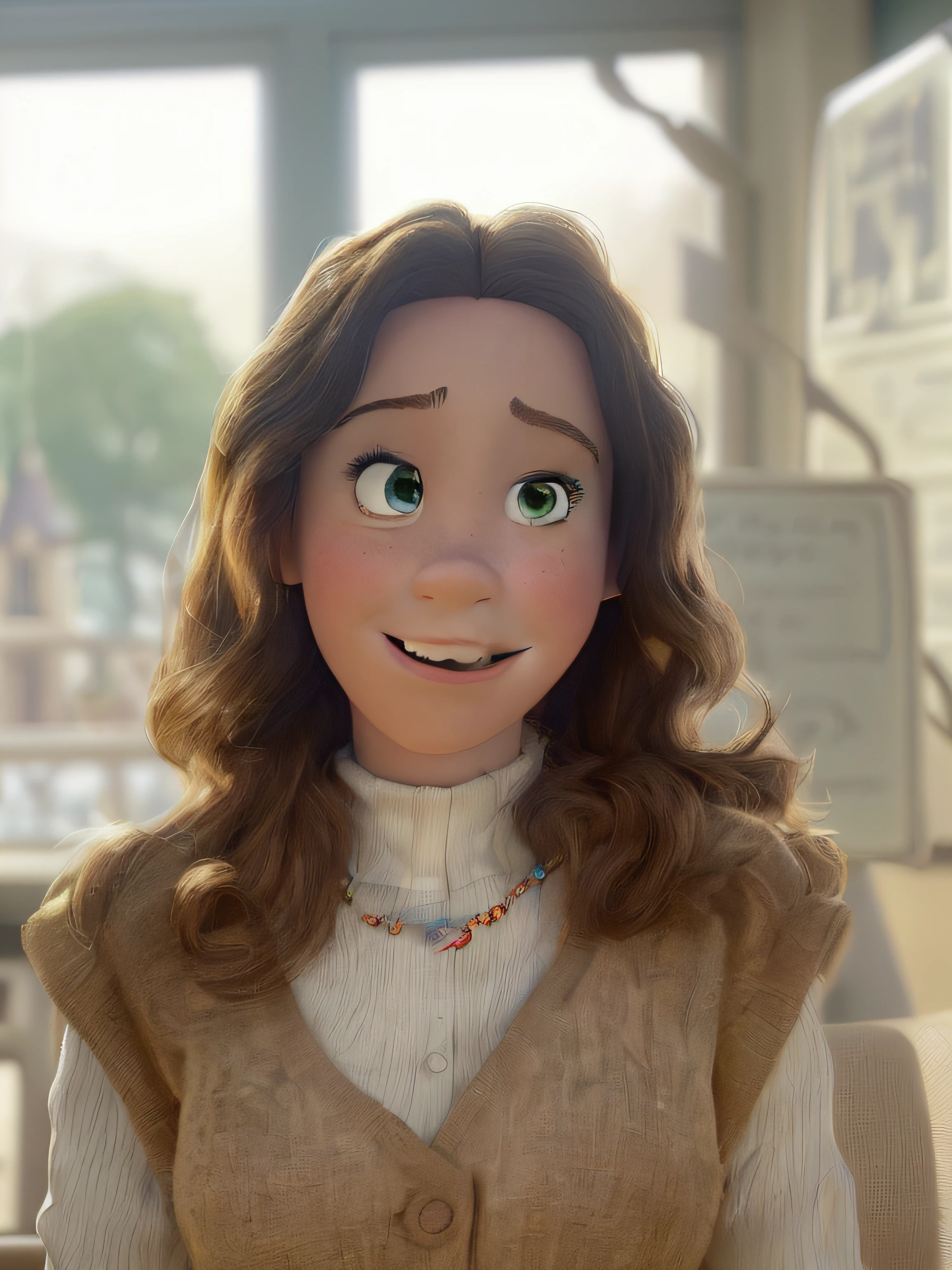 crée une affiche de film disney en anglais en parlant d'une stagiaire d'exception commencant dans votre entreprise incroyable dès janvier 2024