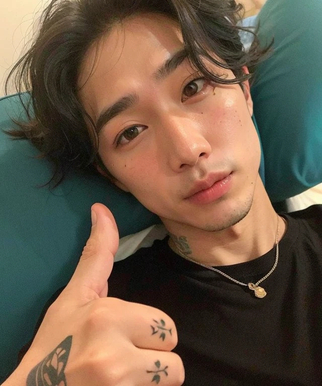 hay un joven sosteniendo un cigarrillo y un celular, cai xukun, Jinyoung Shin, taehyung comiendo papas fritas gucci, 1 7-year-old boy with a thin face, kim doyoung, yanjun chengt, pintar ulzzang, handsome japanese demon boy, are smoking a cigarette, Jinyoung Shin aesthetic, 18 years, hyung tae, Jung Jaehyun