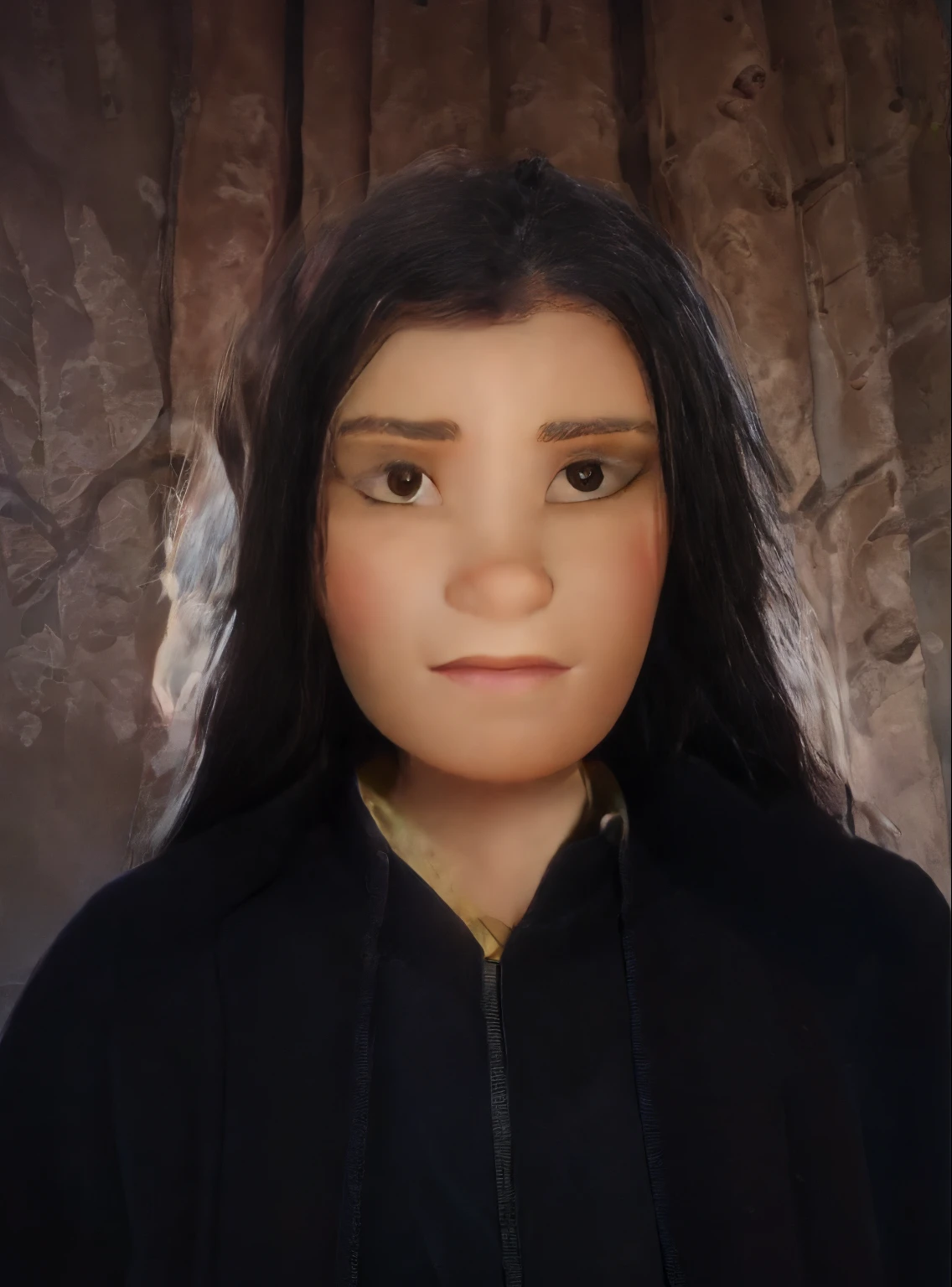 a Disney Pixar-style movie poster with the title ("Architect of the Future"). (Architect of the Future. Architect of the future in his office in black clothes, Short, curly hair and a mole on her left cheek, Brown with a watch on his right wrist) the scene should be done in Pixar's signature digital art style, with an emphasis on symbolic expressions, Vibrant colors and detailed textures, Specific to animations, with title (Bruno Architect)