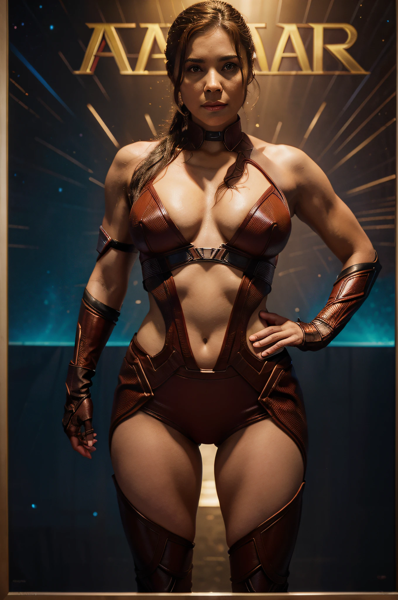 Um Poster de um Filme da Marvel Comics, Extremamente bonito, um filme sobre a Mulher Maravilha, sexy, corpo inteiro, data de estreia, cartaz, bunda grande, fitness