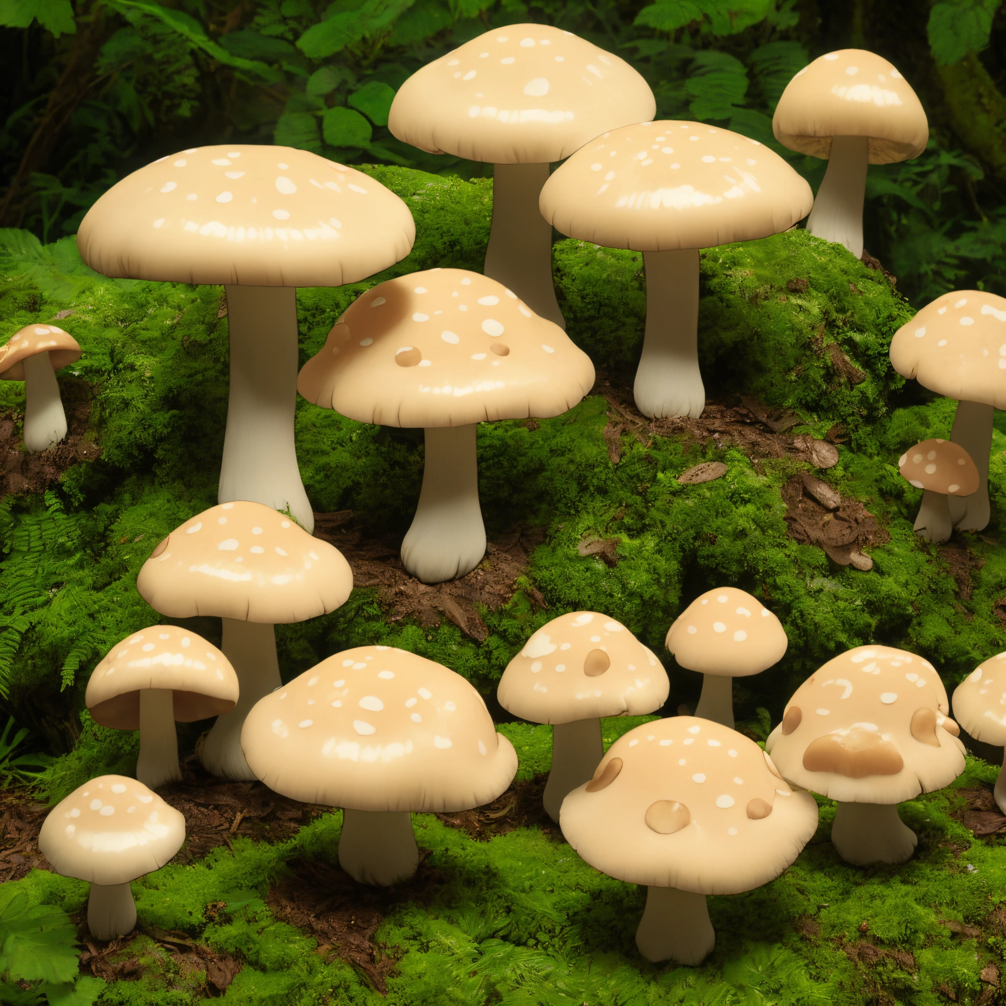 mushrooms with boobies