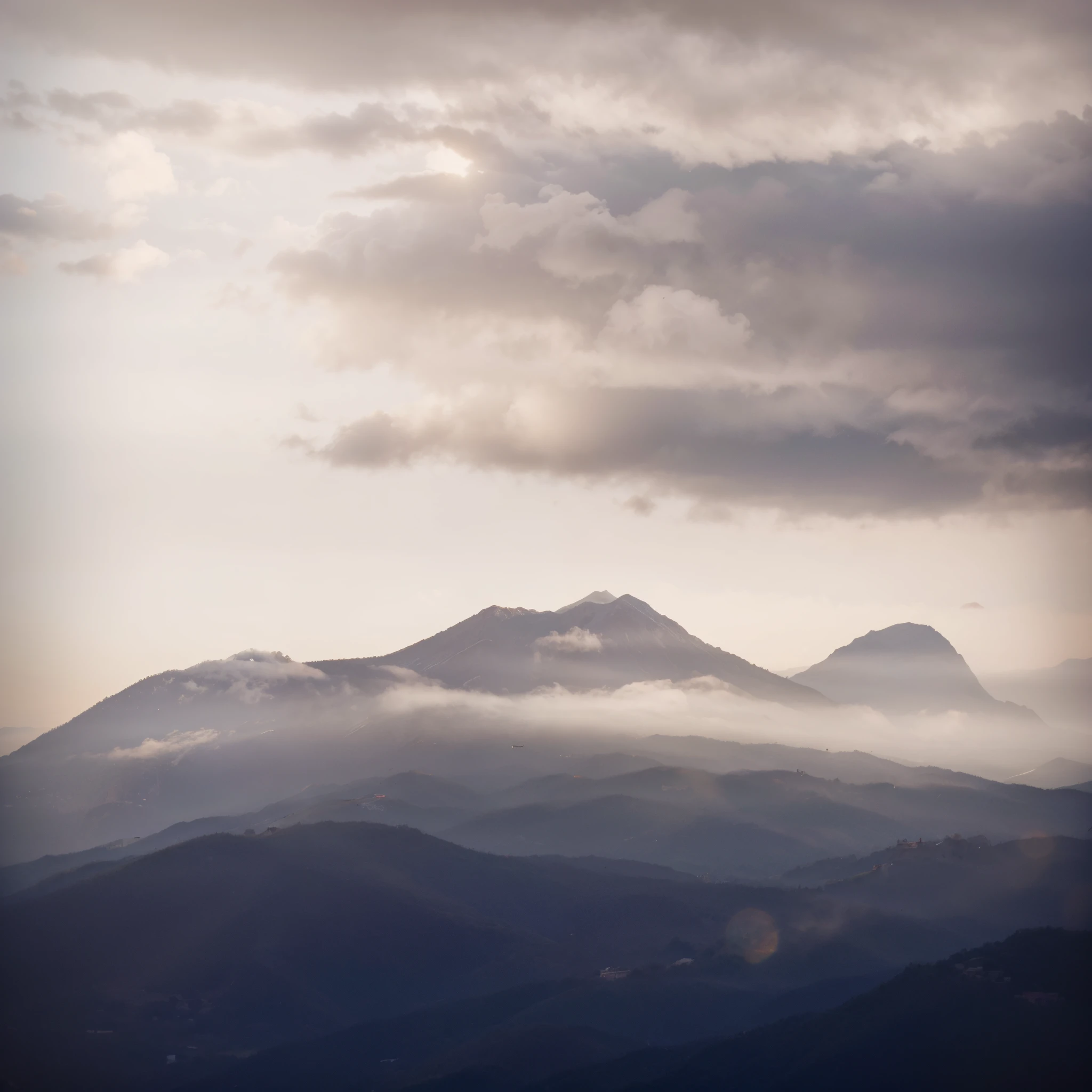 Mountains, Puebla, horizon, Mexico landscape, lens flare, high quality, photorealism, photography, photo