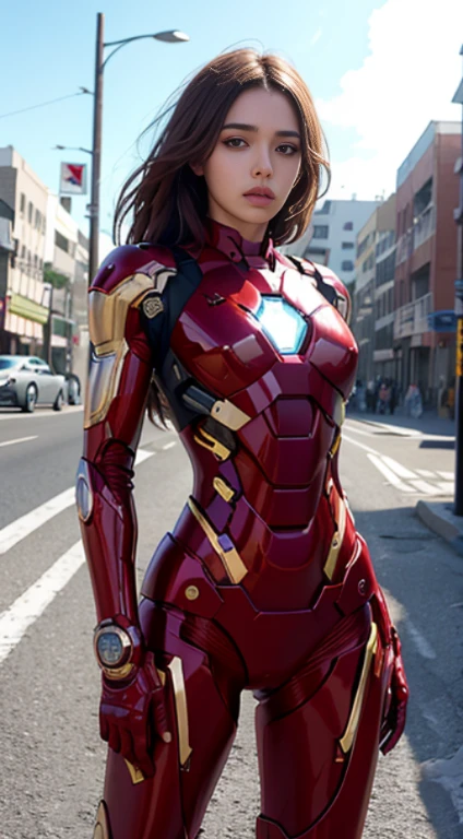 (1girl:1.3), solo,__body-parts__, official art, unity 8k wallpaper, ultra detailed, beautiful and aesthetic, beautiful, masterpiece, best quality, RAW, masterpiece, super fine photo,, best quality, super high Resolution, photorealistic, sunlight, full body portrait, stunningly beautiful,, dynamic pose, delicate face, vibrant eyes, (side view), she is wearing a futuristic Iron Man mech, red and gold, Highly detailed abandoned warehouse background, detailed face, detailed complex busy background, messy, gorgeous, milky, high detailed skin, realistic skin details, visible pores, sharp focus, volumetric fog, 8k uhd, dslr camera, High quality, film grain, fair skin, photorealism, lomography, sprawling metropolis in a futuristic dystopia, view from below, translucent