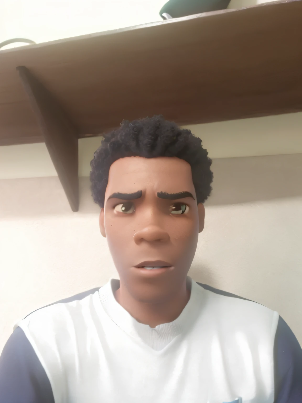 um homen negro,mestizo in pixar style high quality,melhor qualidade