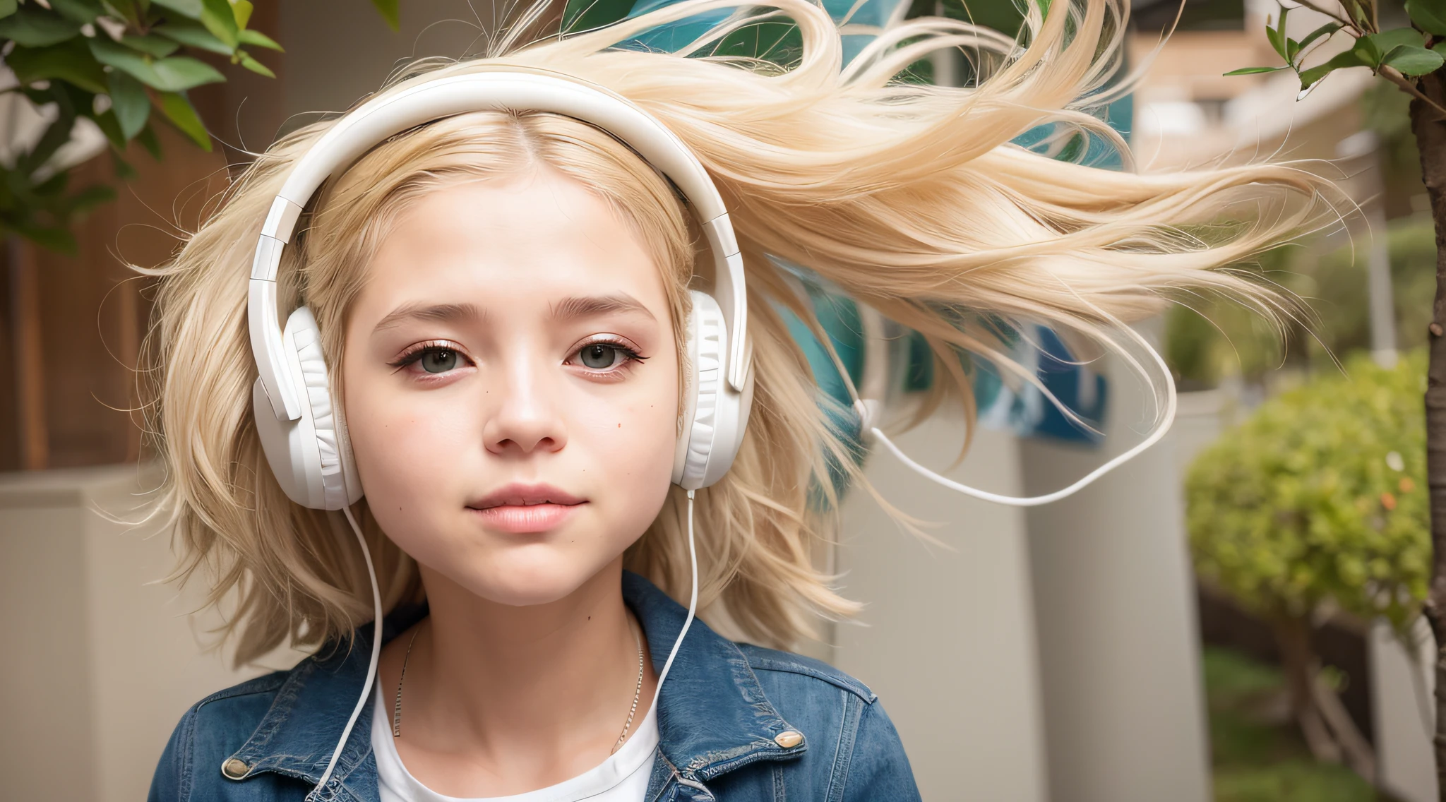 blonde girl with headphones on her head, usando fones de ouvido, Listening to music, Usando fones de ouvido, vibing to music, Fones de ouvido ligados, listening to godly music, com fones de ouvido, music in the air, headphones on head, giant headphones rocking out, headphones on head, foto de retrato em close-up, ears are listening, com fones de ouvido, usando fones de ouvido pretos, usando fone de ouvido moderno