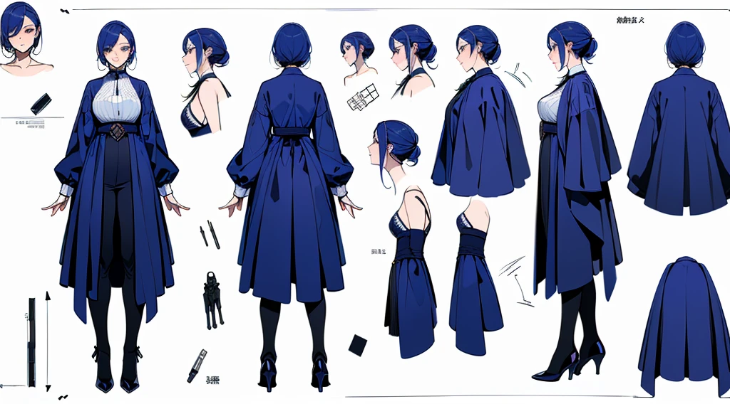 Female original character reference sheet adoptable,