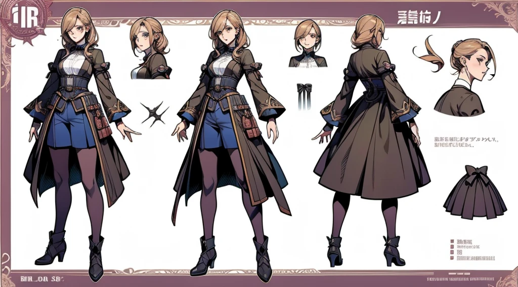 highres, top quality, best quality, paid reward available, High-quality illustrations, unparalleled masterpiece, perfect artwork, absurdres, perfect anatomy, standing kemono boy, three view drawing, front and side and back, character sheet, character design family!!, mather, father, , anime character, facial expressions, Detailed description of character, text, Collection of setting materials,