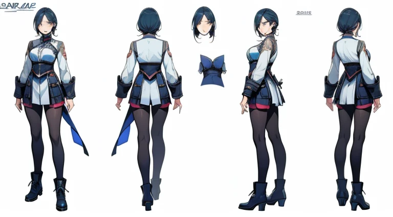 Female original character reference sheet adoptable,
