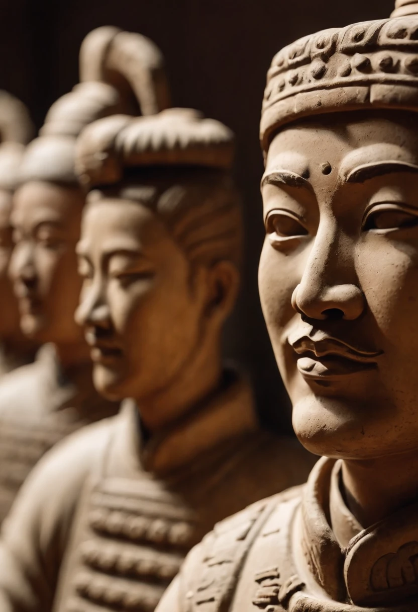 Terracotta Warriors Holding Cameras
