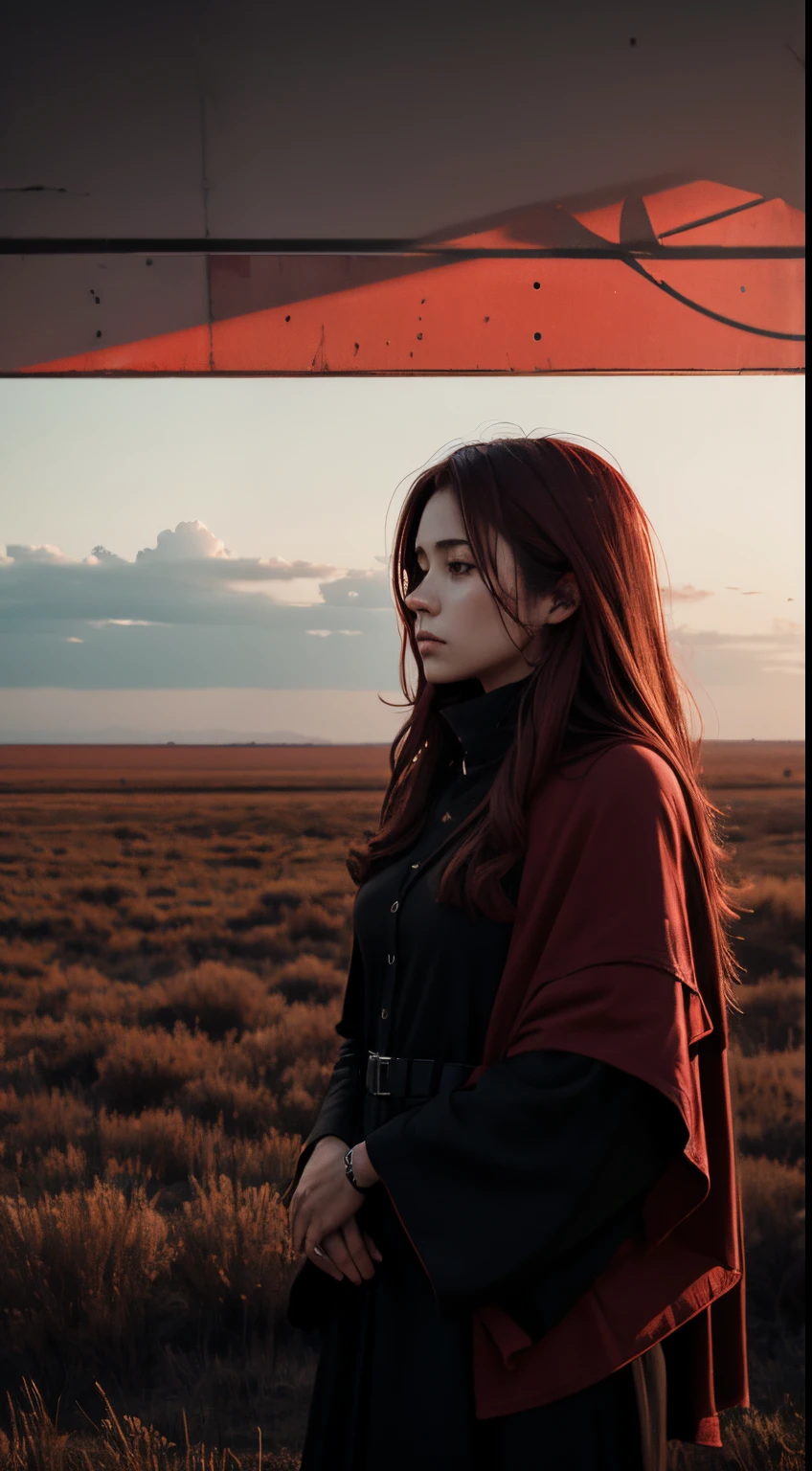 sad ambience, mourning, motivation ,red, dead horizon, female,