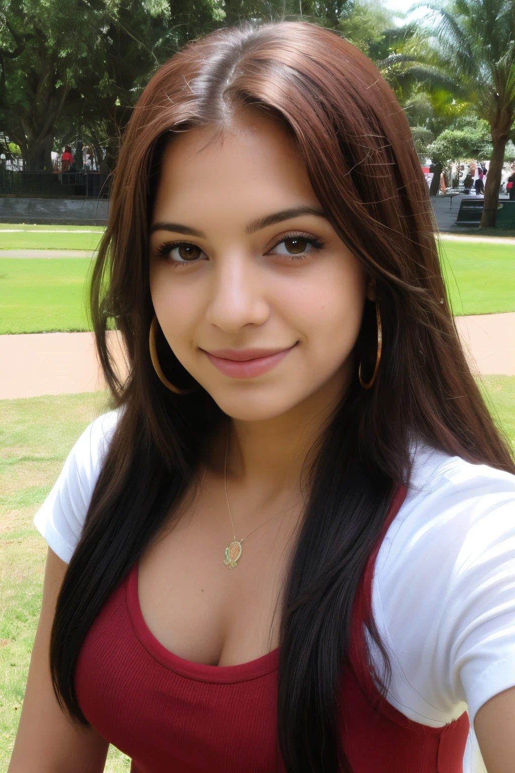 linda chica blanca, cabello largo y , 19 years at university, rosto oval