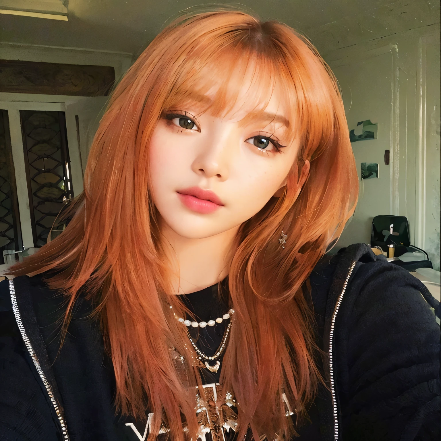 (masterpiece), (detailed), 1girl, (masterpiece,photorealistic), (extremely intricate details,),1girl,solo,intricate detailed background,picturesque scnery,bob cut,DC143B colored hair