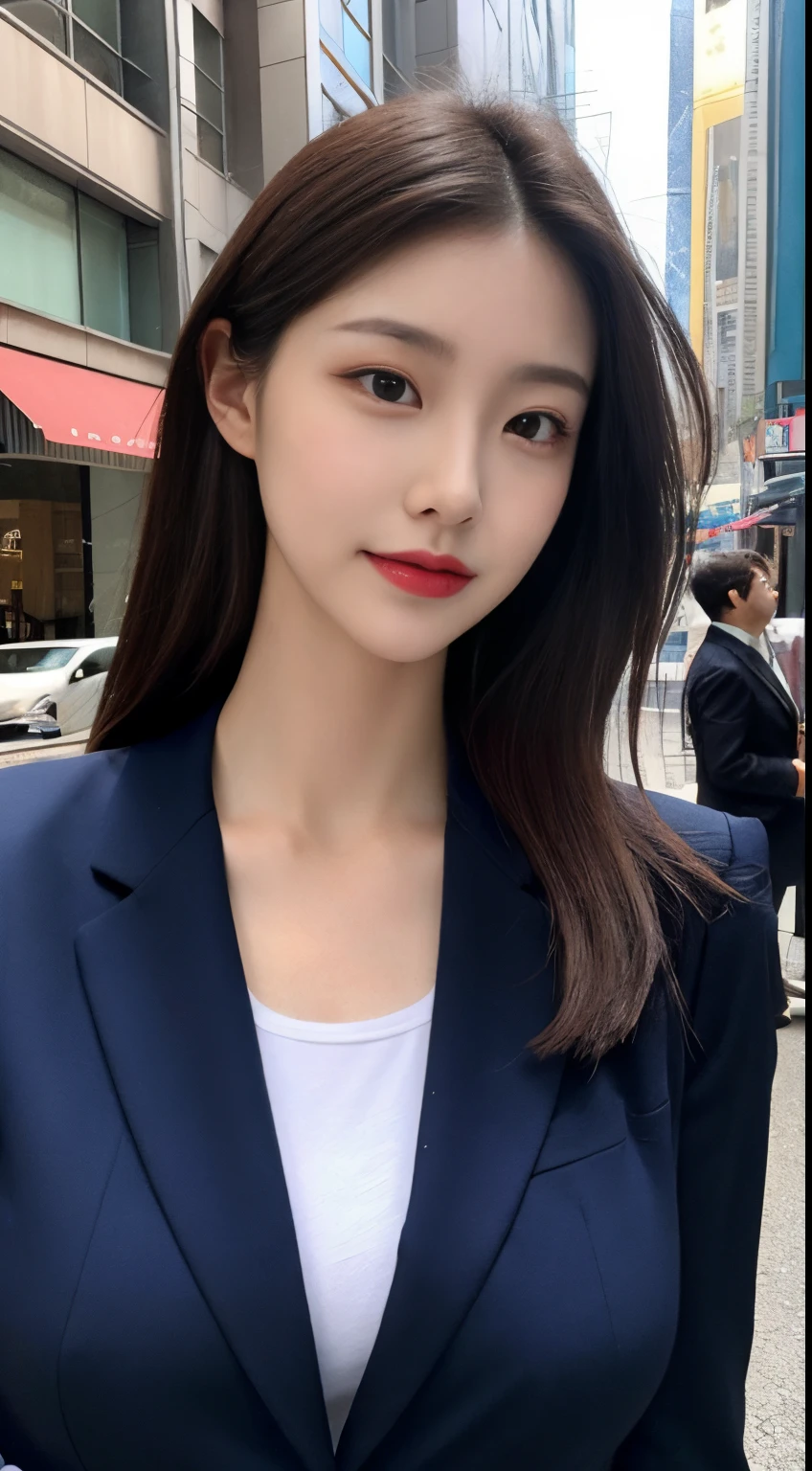 Tall and thin beauty、Beauty in suits、Colossal tits、undershirt、Cool beauty、Professional women、japanese beautiful woman、modeled、tics,the street