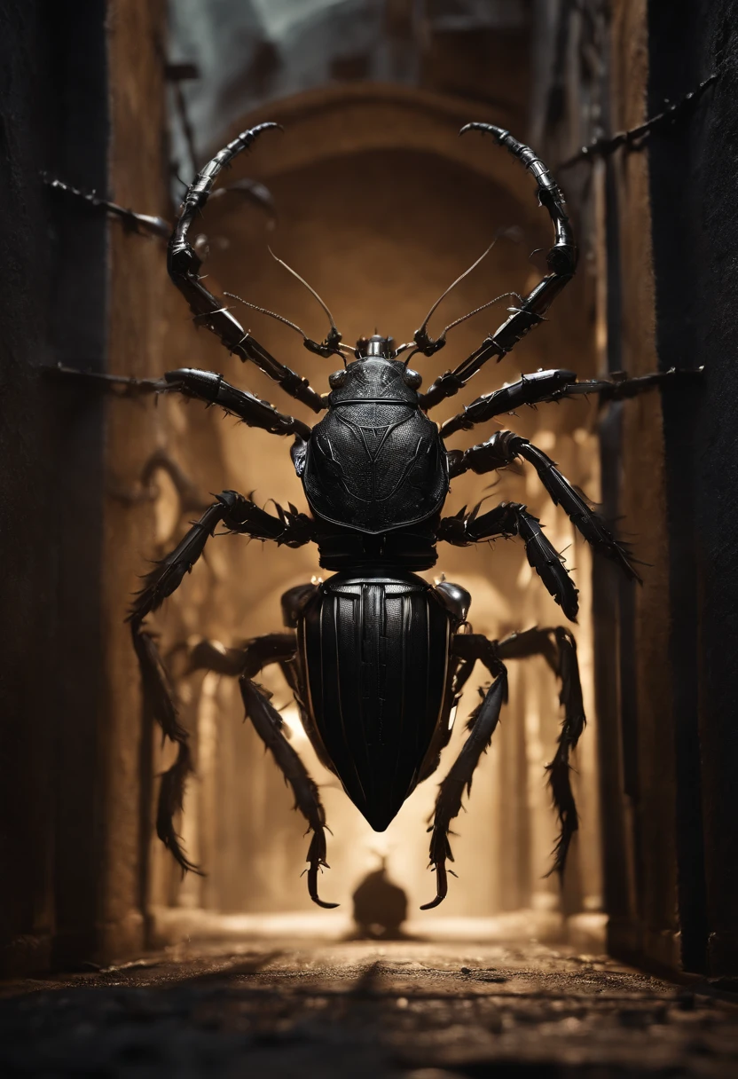Imagine a chilling and highly detailed mechanical bug designed for a nefarious purpose – a murdering bug. Zoom in on micro-details, capturing the sinister intricacies of its design, from razor-sharp appendages to stealthy mechanisms meant for subterfuge.
Highlight the malevolence in the bug's metallic exoskeleton, incorporating dark and foreboding textures that convey a sense of danger. Emphasize the precision of its movements, showcasing how it maneuvers with deadly accuracy and efficiency.
Consider the lighting, using shadows to accentuate the ominous nature of the murdering bug. Use stark contrasts to create an eerie atmosphere, where every detail of its menacing design is highlighted in a way that adds to the overall sense of threat.
Place the bug in a context that amplifies its sinister purpose – perhaps it's lurking in the shadows of a dimly lit alley, poised to strike, or navigating a high-tech facility with a stealthy intent. Integrate elements that enhance the bug's murderous nature and create a visually unsettling scene.
This detailed prompt aims to inspire the creation of a highly detailed and menacing mechanical bug designed for nefarious deeds, focusing on micro-details to convey its lethal precision and chilling presence.