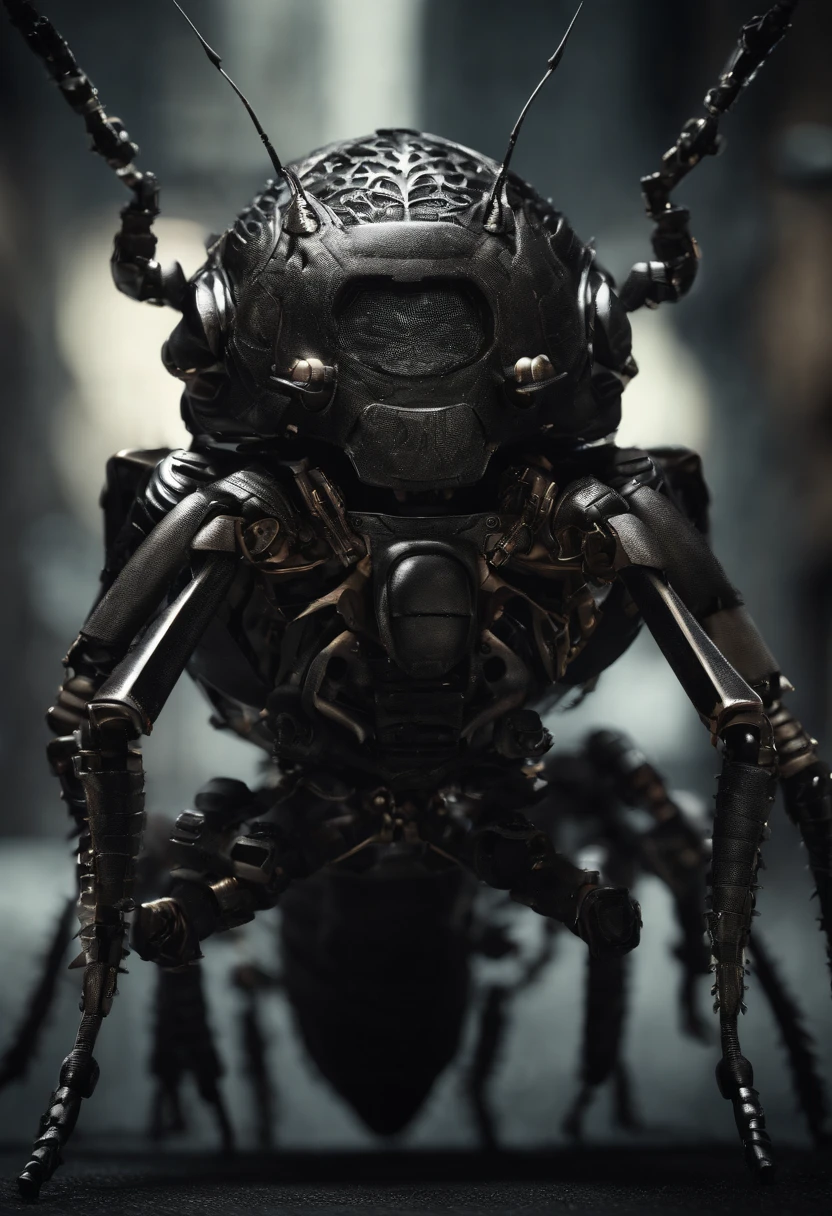 Imagine a chilling and highly detailed mechanical bug designed for a nefarious purpose – a murdering bug. Zoom in on micro-details, capturing the sinister intricacies of its design, from razor-sharp appendages to stealthy mechanisms meant for subterfuge.
Highlight the malevolence in the bug's metallic exoskeleton, incorporating dark and foreboding textures that convey a sense of danger. Emphasize the precision of its movements, showcasing how it maneuvers with deadly accuracy and efficiency.
Consider the lighting, using shadows to accentuate the ominous nature of the murdering bug. Use stark contrasts to create an eerie atmosphere, where every detail of its menacing design is highlighted in a way that adds to the overall sense of threat.
Place the bug in a context that amplifies its sinister purpose – perhaps it's lurking in the shadows of a dimly lit alley, poised to strike, or navigating a high-tech facility with a stealthy intent. Integrate elements that enhance the bug's murderous nature and create a visually unsettling scene.
This detailed prompt aims to inspire the creation of a highly detailed and menacing mechanical bug designed for nefarious deeds, focusing on micro-details to convey its lethal precision and chilling presence.