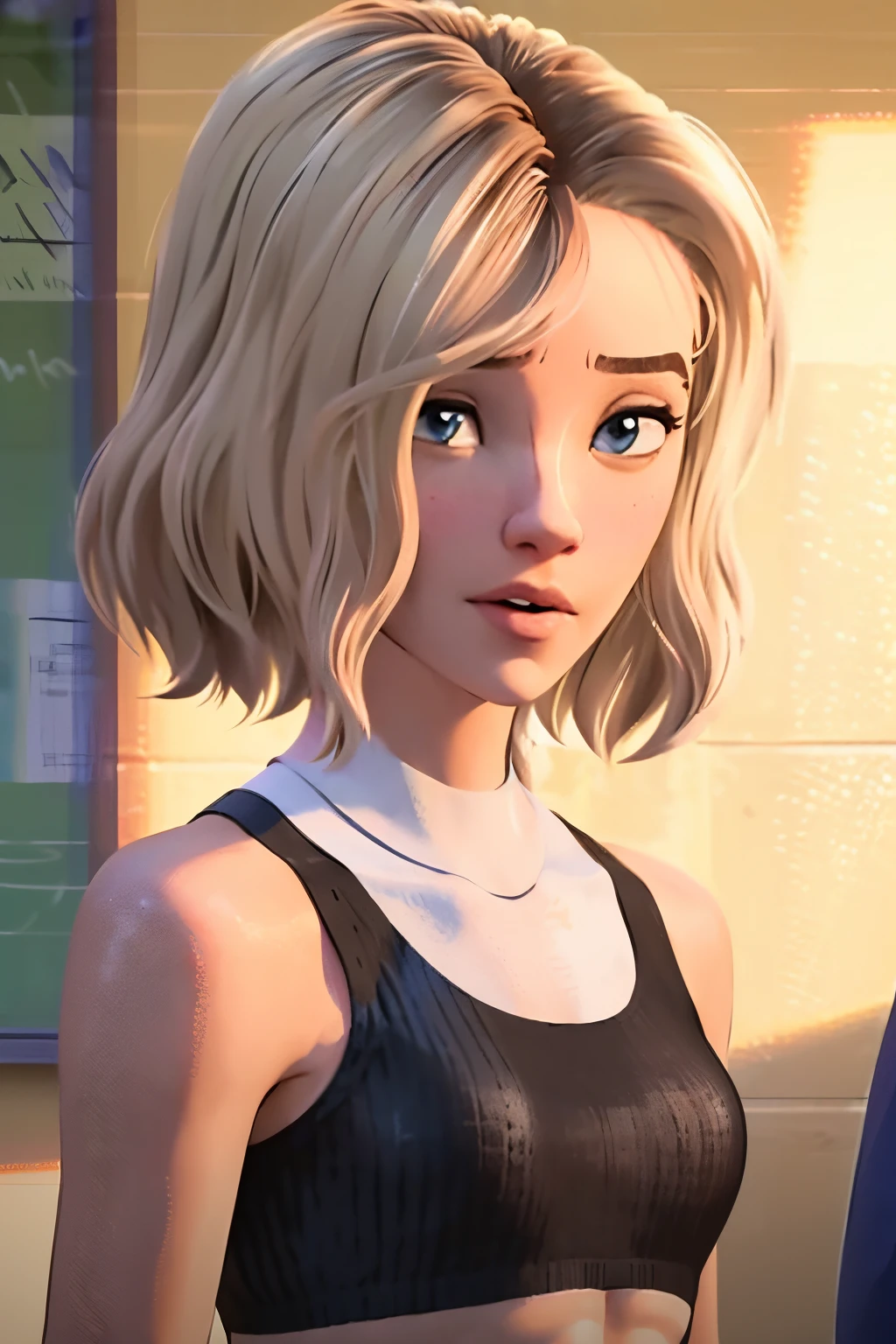 Realistic, realismo, fotorrealismoo, photo-realistic, alto contraste, (fotorrealista:1.4), (figura feminina perfeita), 8k high definition detailed realistic, (best quality, master part:1.2), photon maping, radiosidade, Physically-based rendering, best quality, altamente detalhado, 1girl, ao ar livre, Capuz, (((sports bra))), ((nude)), angry, small boobs, ((((messy hair)))), ((blushing))