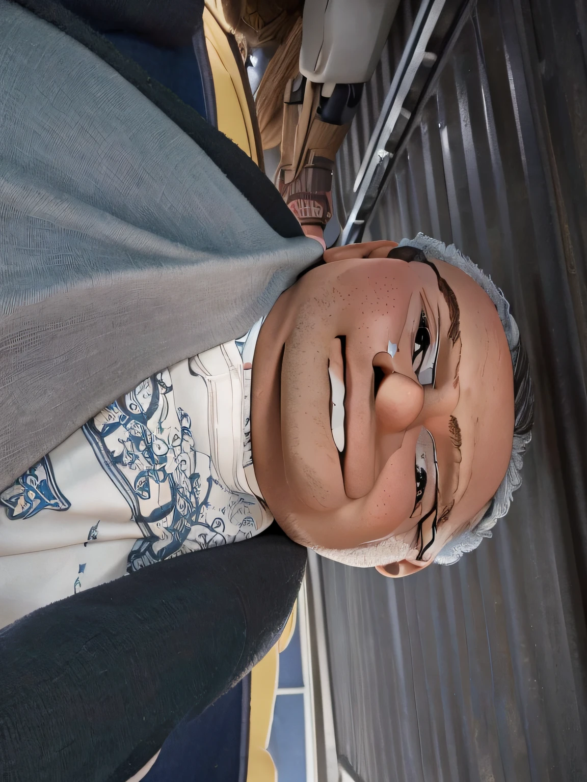 Um homem moreno  estilo disney pixar, com barba, alta qualidade, melhor qualidade
