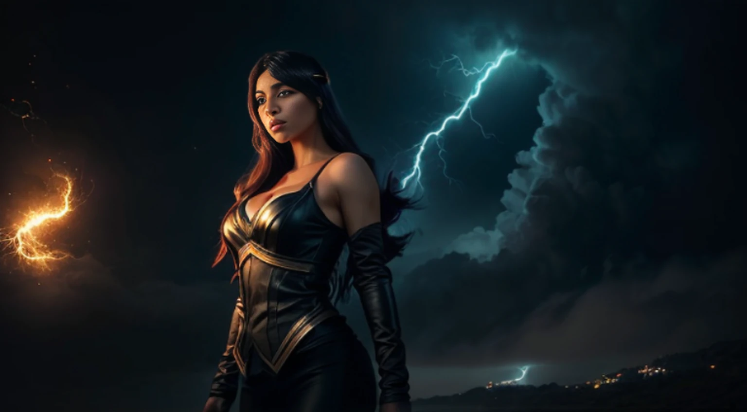A palavra "lux" escrita em primeiro plano, ((Ahri de League of Legends, Ultra realista)), (((corpo inteiro))), ((perfect hands)), Usando a Arma Samurai, fundo antigo, elegante, gray and black smoke, atordoante, hyper realistic, octan render, surrounded by the effect of smoke and lightning, Estilo League of Legends, fundo antigo, elegante, deslumbrante, (papel de parede), arte conceitual, detalhes intrincados, altamente detalhado, ((cinemactic)), Dramatic, (mais alta qualidade, Concedido, obra-prima:1.5), (fotorrealista:1.5), fotografia, Realistic photo, Nikon, Luz Natural, 4k, highes definition, XF IQ4, 150MP, 50 millimeters, ISO 1000 Certification, 1/Anos 250, Luz Natural, Adobe Lightroom, photolab, Photographic Affinity, PhotoDirector 365,