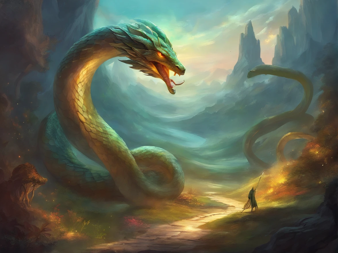 giant mythical snake