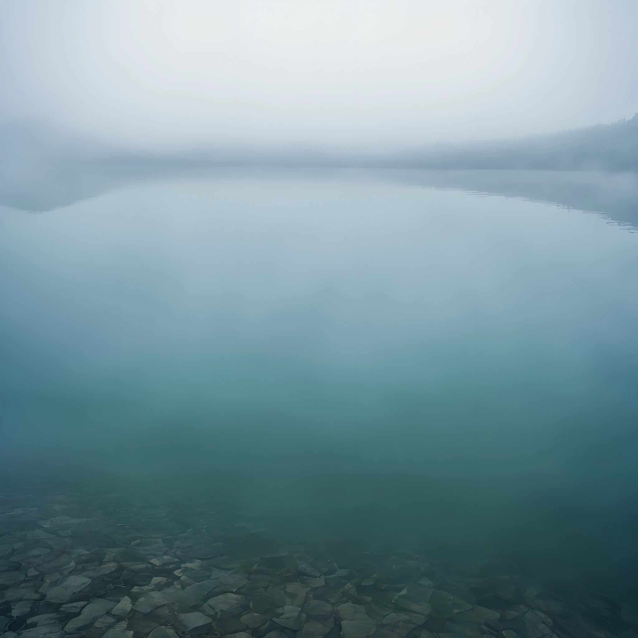 zephyritis, above the water into the mist, no people