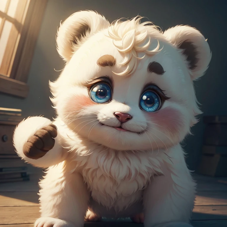 (masterpiece), (best quality), (ultra-detailed), (full body:1.2), Super cute, Baby, Pixar, Baby panda in pajamas, Big bright eyes, Fluffy, Smile, Delicate and fine, Fairy tales, Incredibly high detailed, Pixar style, Bright color palette, Natural light, Simple background with pure color, Octane render, Trending on Artstation, Gorgeous, Ultra wide angle, 8k, HD, Realistic