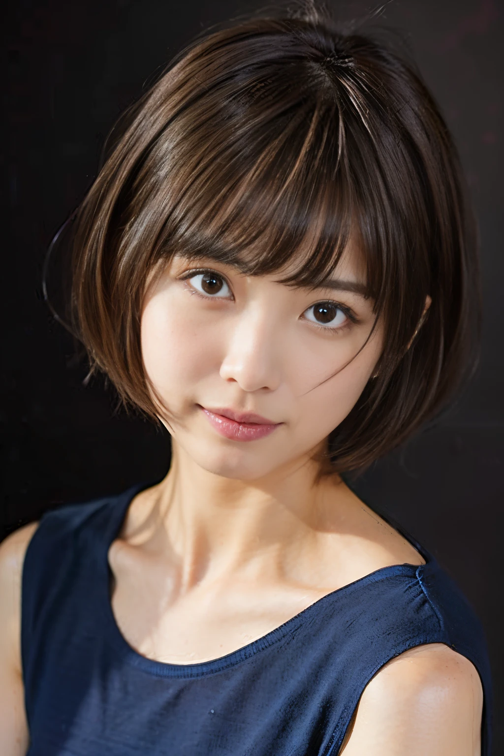 best quality, white skin, real human skin, (detailed fac), oval face, pores, ultra high res, (8k, RAW photo, photorealistic:1.4), 1girl, slim, (looking at viewer with a serene and goddess-like happiness:1.2), ( lipgloss, eyelashes, gloss-face, best quality, ultra highres, Broad lighting, natural shading), oversized jacket, fashion shirt, cityscape,