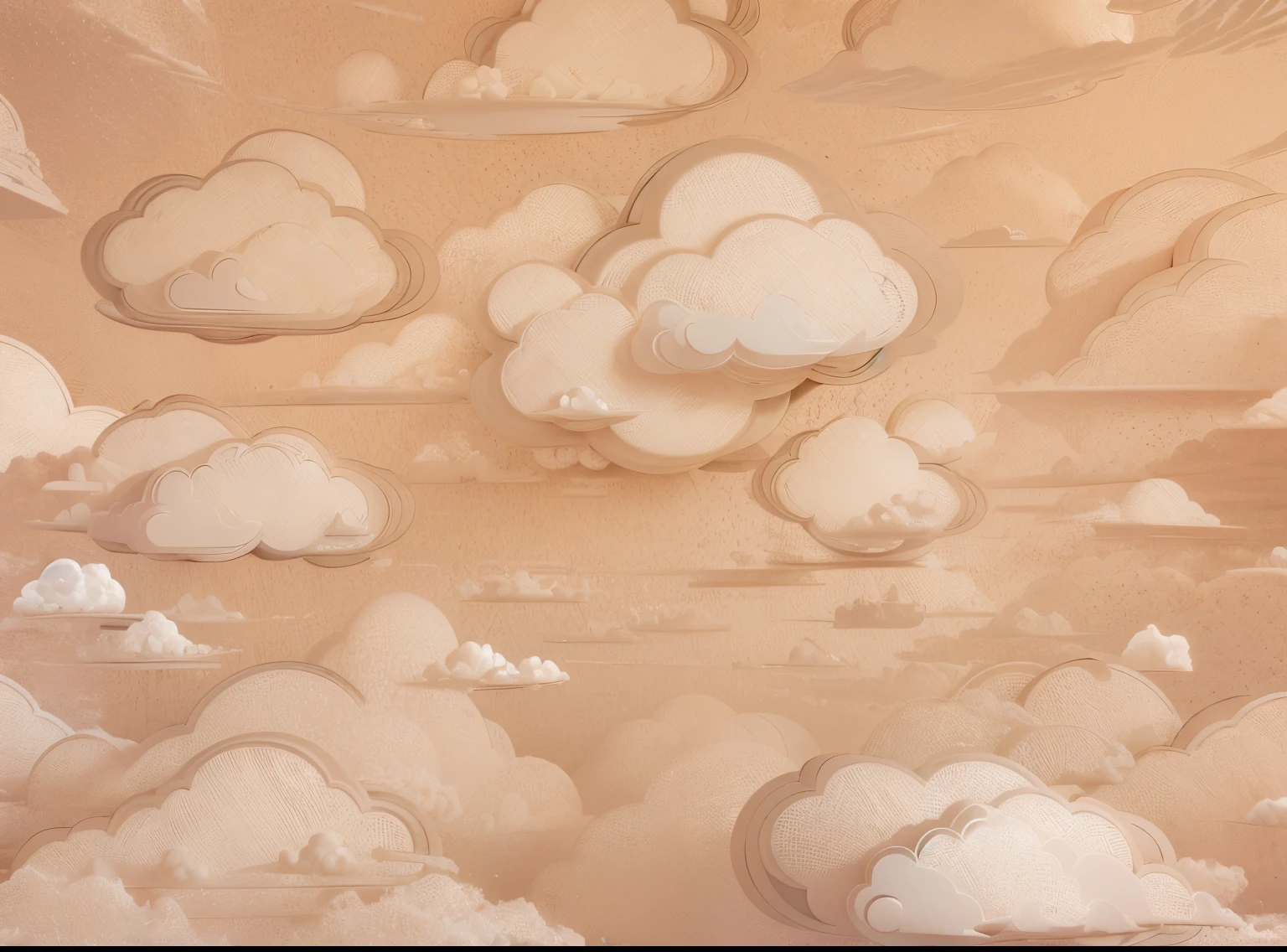 Auspicious clouds,3D style