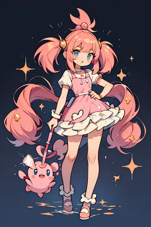 human Wigglytuff ; glitter; full body; outfit Wigglytuff inspired