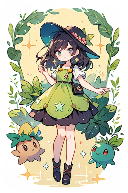 human Oddish; glitter; full body; outfit Oddish inspired