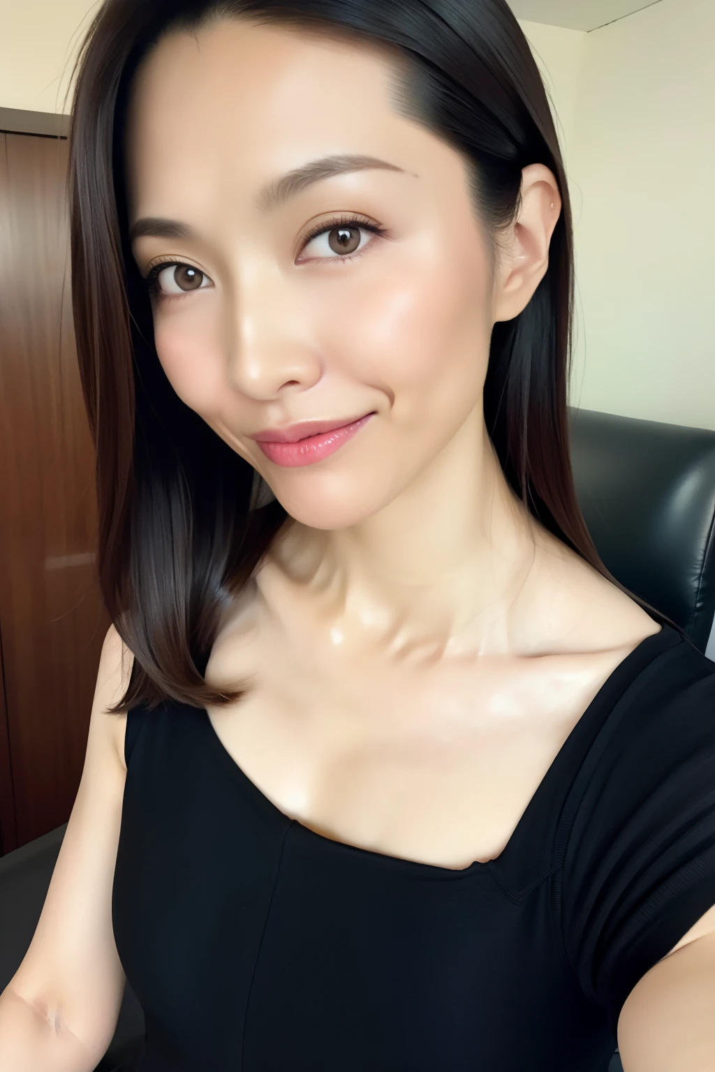 japanese mature, (Solo), 46years old, (Wrinkles at the corners of the eyes:1.4), Large breasts, A MILF, carismatic, A sexy, Chromo-white skin, view the viewer、ultra huge breasts、(Fancy makeup:1.4)、Sleeveless knit skinny knit dress、Muchimuchi、high-heels、ssmile、In the city at night、Prostitutes、long leges、squatt、I'm opening my mouth