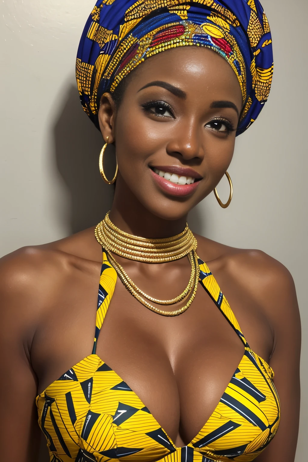 Realista sedutora mulher africana 32k